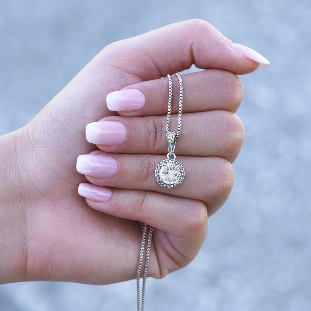 To My Beautiful Wife | Eternal Hope Necklace Gift | The Perfect Present to Say "You Are My Missing Piece"