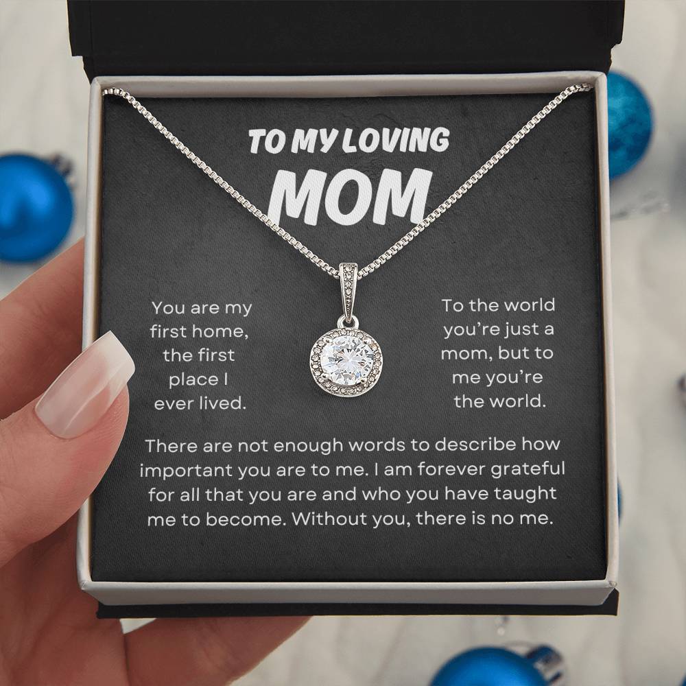 To My Loving Mom | Eternal Hope Necklace | The Perfect Present to Say "You Mean the World to Me"