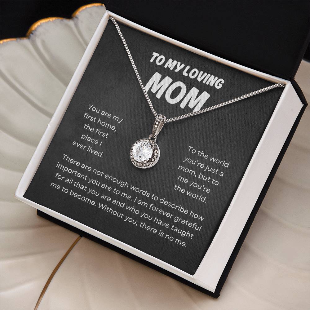 To My Loving Mom | Eternal Hope Necklace | The Perfect Present to Say "You Mean the World to Me"