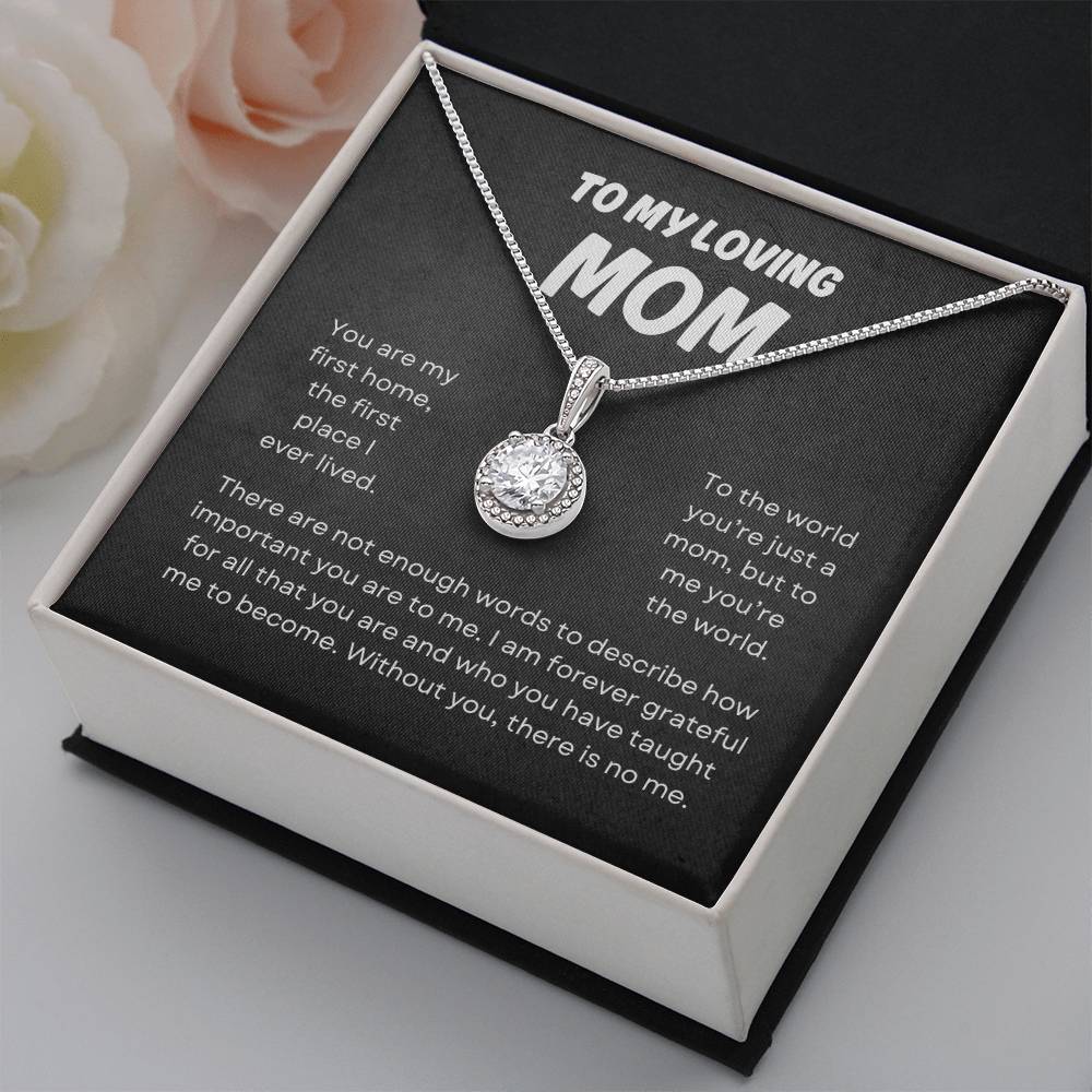 To My Loving Mom | Eternal Hope Necklace | The Perfect Present to Say "You Mean the World to Me"