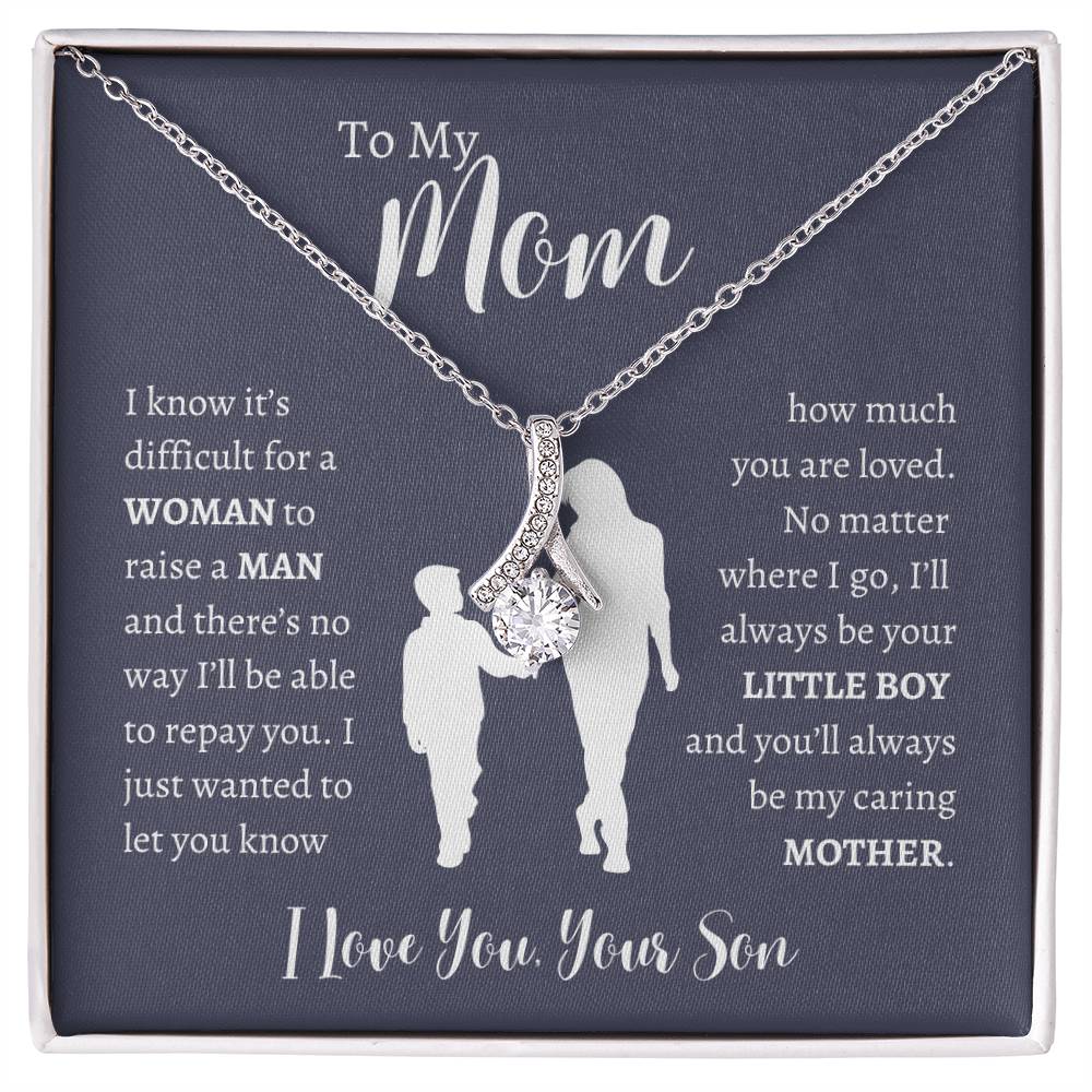 To My Mom From Son | Alluring Beauty Necklace Gift | The Perfect Present to Say "Thank You Mom I Love You"