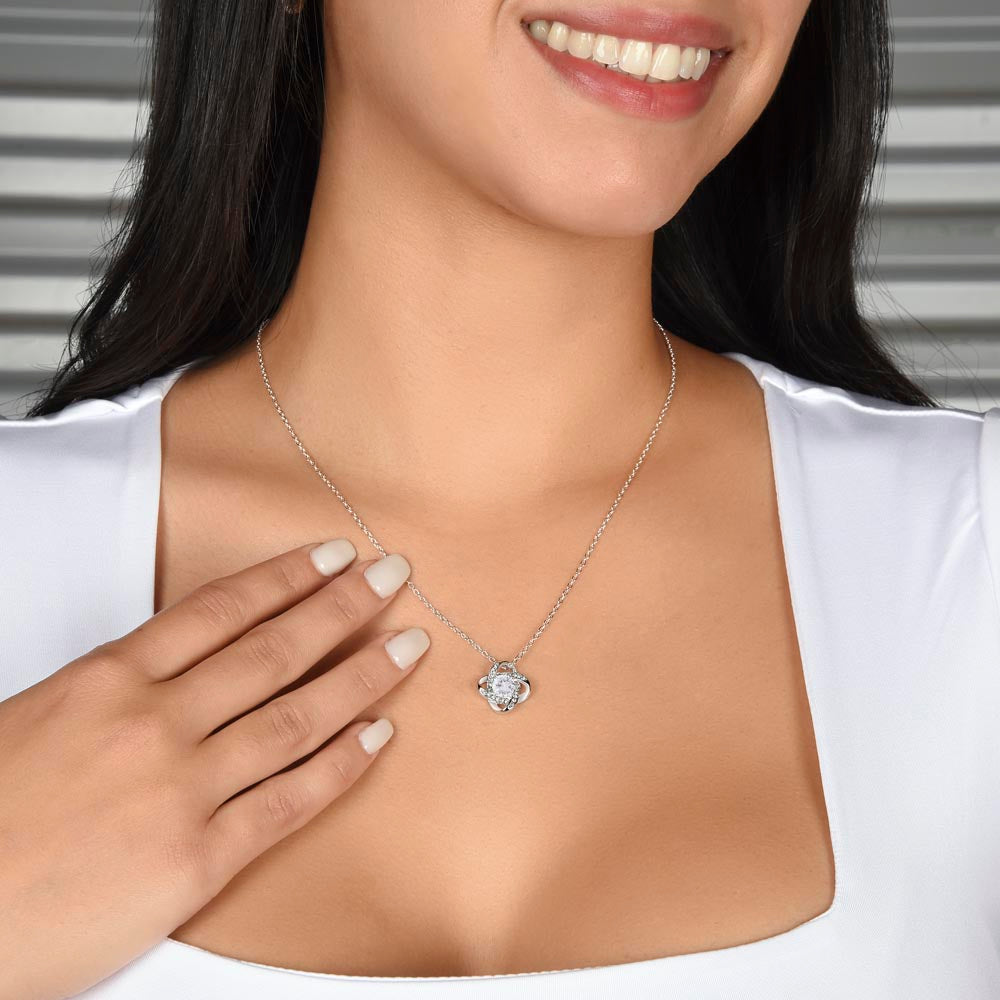To My Wife | Love Knot Necklace Gift | The Perfect Present to say "I Want to Be Your Last Everything"