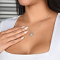 To My Bonus Daughter | Love Knot Necklace Gift | Yellow or White Gold Finish | The Perfect Present to Say "I'm Proud to Call You My Daughter"