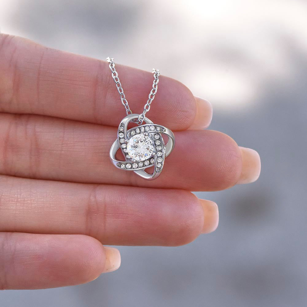 To My Soulmate | Love Knot Necklace Gift | The Perfect Present to Say "You Are My Missing Piece"