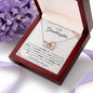 To My Granddaughter | Interlocking Hearts Necklace Gift | Rose or Yellow Gold Finish | The Perfect Present to Say "You Are Always in My Heart"