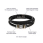 To My Grandson | Love You Forever Bracelet Gift | The Perfect Present To Say "Believe In Yourself"