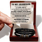 To My Grandson | Love You Forever Bracelet Gift | The Perfect Present To Say "Believe In Yourself"