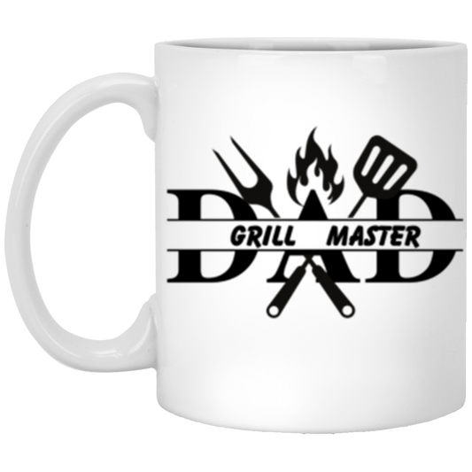 Grill Master Dad, 11oz White Mug