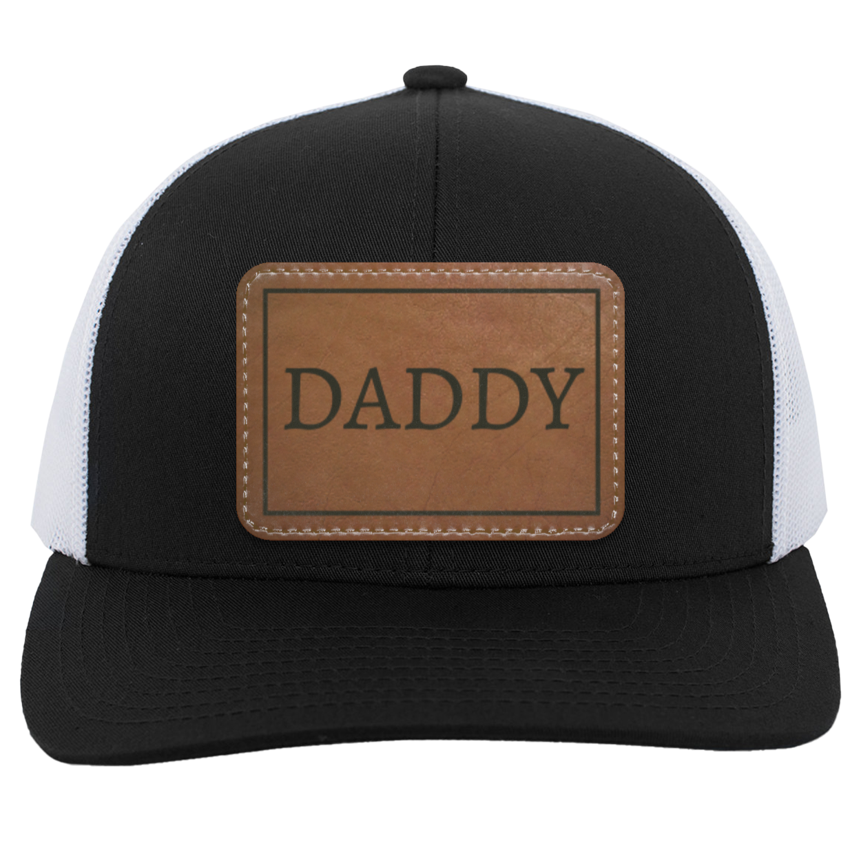 Daddy - Leather | Trucker Patch Hat