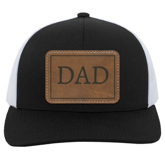 Dad - Leather | Trucker Patch Hat