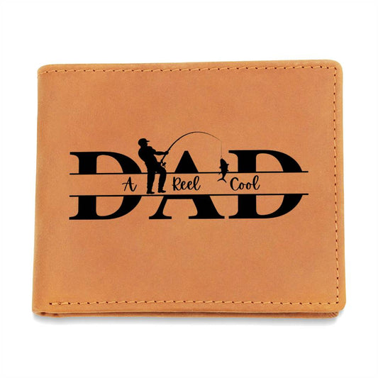 A Reel Cool Dad Leather Wallet