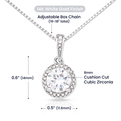 To My Wife | Eternal Hope Necklace Gift | The Perfect Present to Say "I Want To Be Your Last Everything"