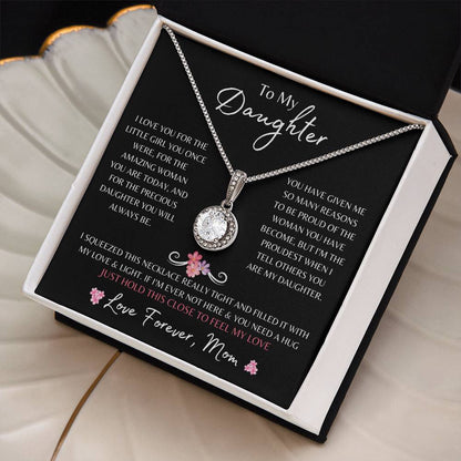 To My Daughter From Mom | Eternal Hope Necklace Gift | The Perfect Present to Say "You Are Precious To Me"