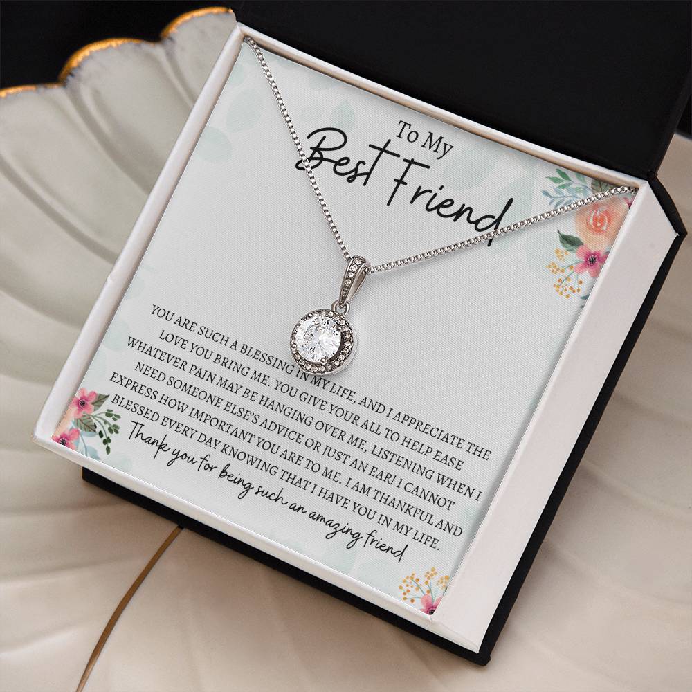 To My Best Friend | Eternal Hope Necklace Gift | The Perfect Present to say "Thank You For Being Such an Amazing Friend"