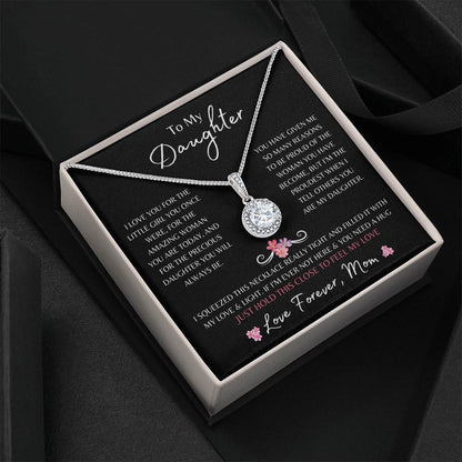 To My Daughter From Mom | Eternal Hope Necklace Gift | The Perfect Present to Say "You Are Precious To Me"