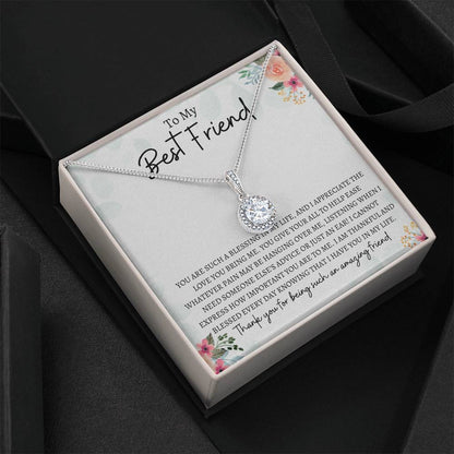 To My Best Friend | Eternal Hope Necklace Gift | The Perfect Present to say "Thank You For Being Such an Amazing Friend"
