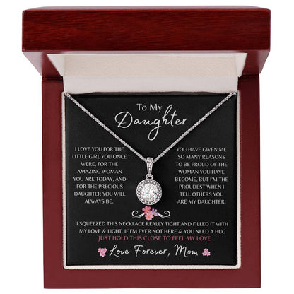 To My Daughter From Mom | Eternal Hope Necklace Gift | The Perfect Present to Say "You Are Precious To Me"