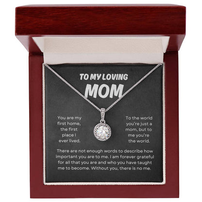 To My Loving Mom | Eternal Hope Necklace | The Perfect Present to Say "You Mean the World to Me"