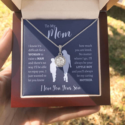 To My Mom From Son | Eternal Hope Necklace Gift | The Perfect Present to Say "Thank You Mom I Love You"