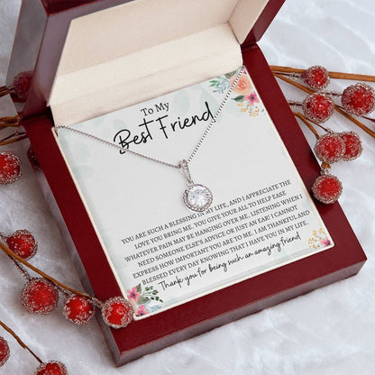 To My Best Friend | Eternal Hope Necklace Gift | The Perfect Present to say "Thank You For Being Such an Amazing Friend"