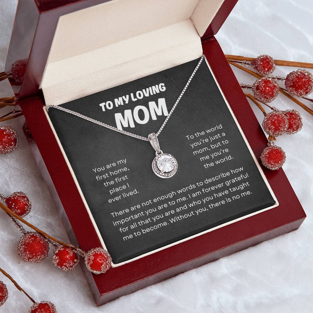 To My Loving Mom | Eternal Hope Necklace | The Perfect Present to Say "You Mean the World to Me"
