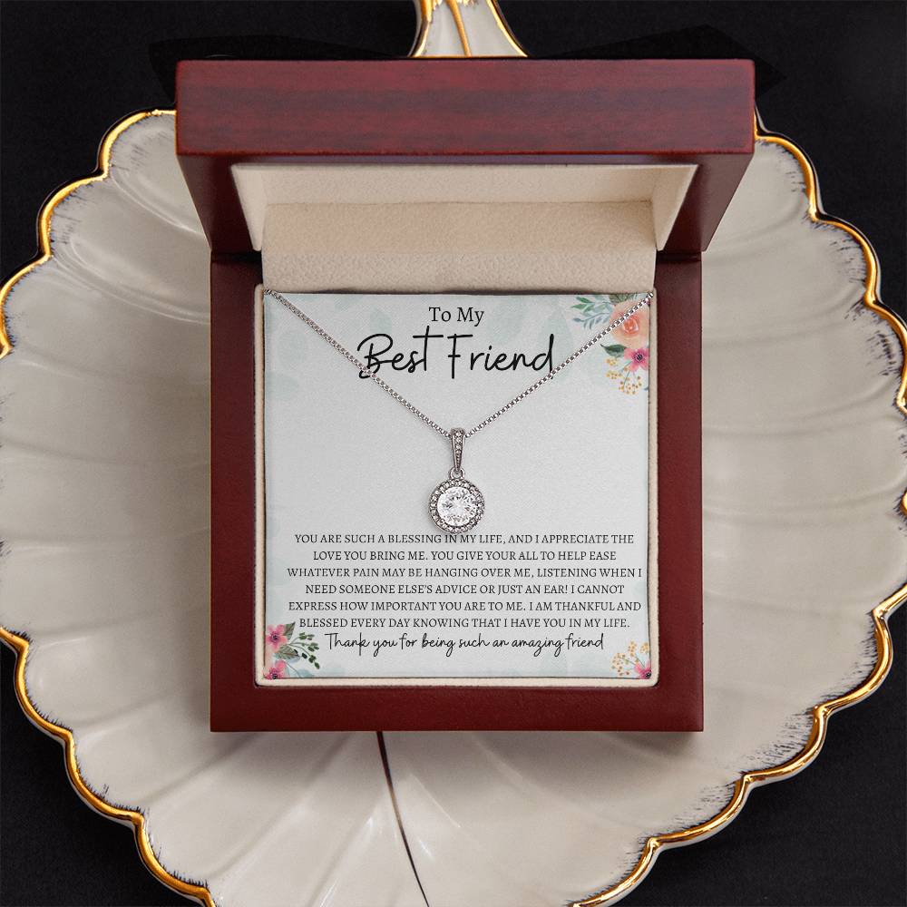 To My Best Friend | Eternal Hope Necklace Gift | The Perfect Present to say "Thank You For Being Such an Amazing Friend"
