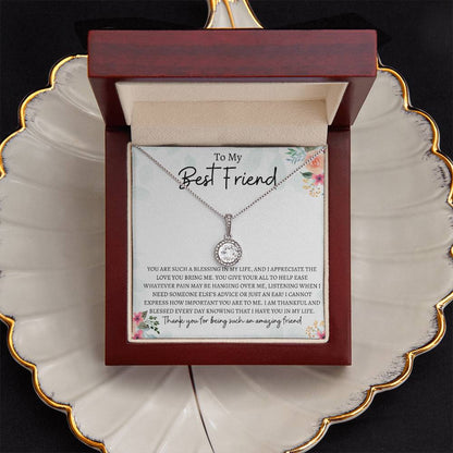 To My Best Friend | Eternal Hope Necklace Gift | The Perfect Present to say "Thank You For Being Such an Amazing Friend"
