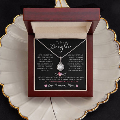 To My Daughter From Mom | Eternal Hope Necklace Gift | The Perfect Present to Say "You Are Precious To Me"