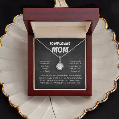 To My Loving Mom | Eternal Hope Necklace | The Perfect Present to Say "You Mean the World to Me"