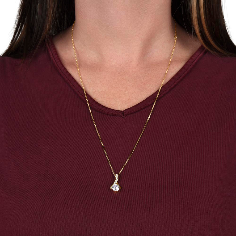 To My Incredible Daughter From Dad | Alluring Beauty Necklace Gift | The Perfect Present to Say "You Make Me So Proud!"