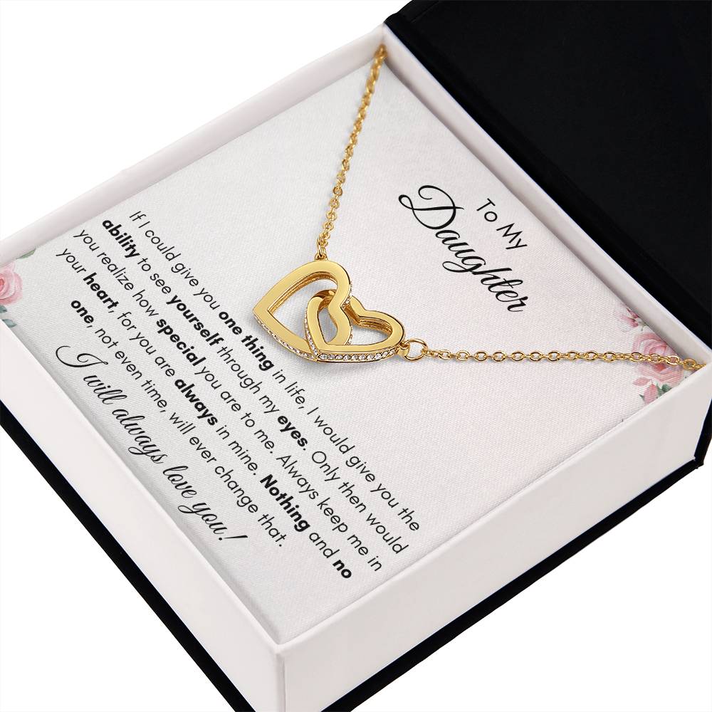 To My Daughter | Forever Interlocking Hearts Gift | The Perfect Present to Say "You Are Always in My Heart"