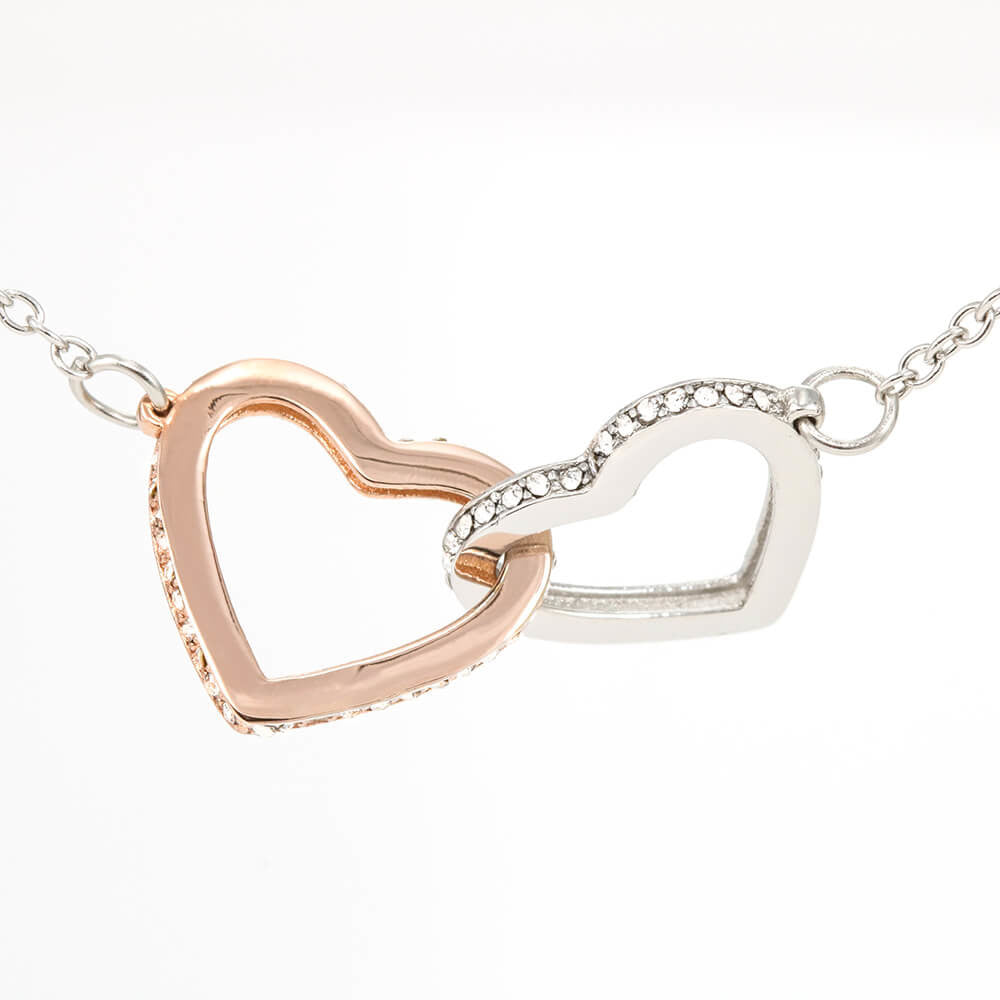 To My Granddaughter | Interlocking Hearts Necklace Gift | The Perfect Present to Say "You Are Always in My Heart"
