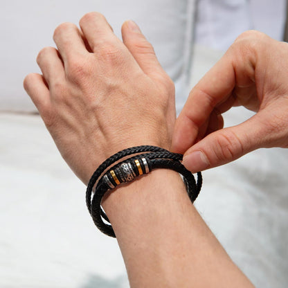 To My Son | Love You Forever Bracelet Gift | The Perfect Present To Say "Believe In Yourself"