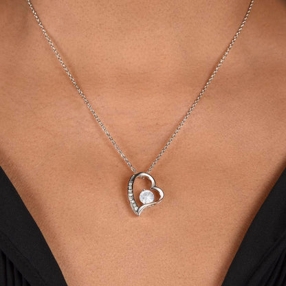 To My Granddaughter | Forever Love Necklace Gift | The Perfect Present to say "Keep Me In Your Heart"
